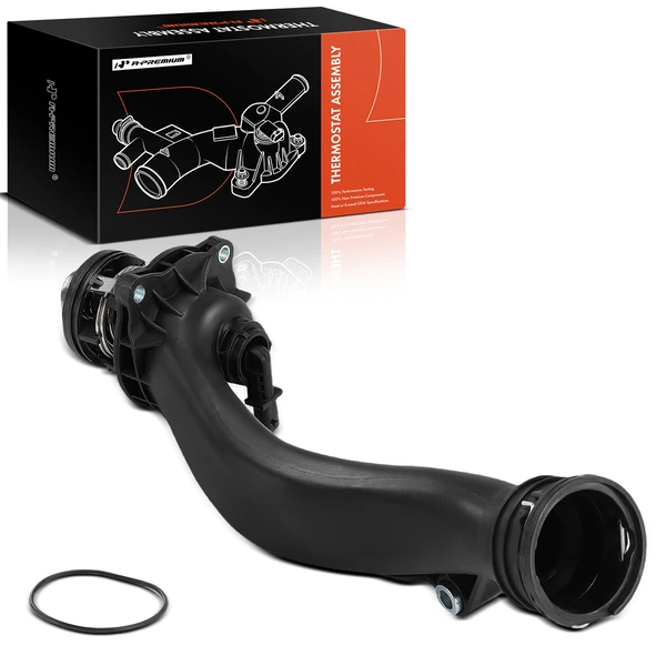 Thermostat Housing Assembly with Thermostat for CL550 E550 GLS550 ML350 S560 SL550