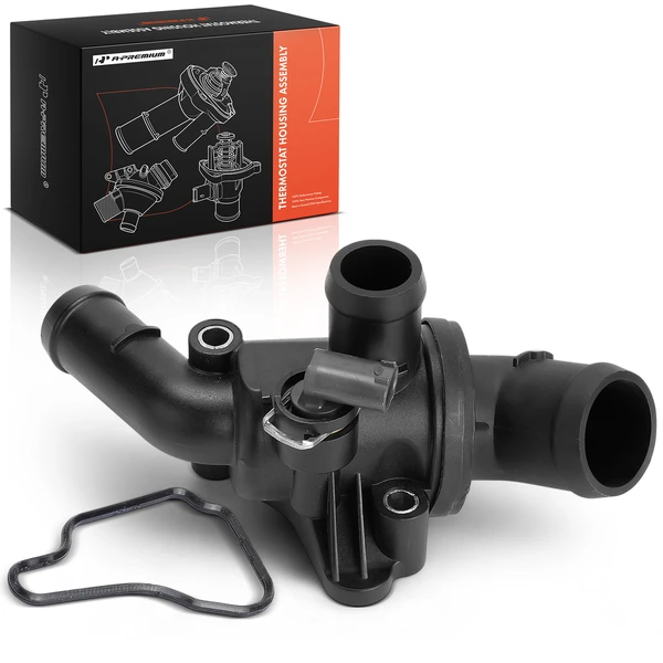 Engine Coolant Thermostat Housing for Mercedes-Benz B200 W245 2006-2011 L4 2.0L