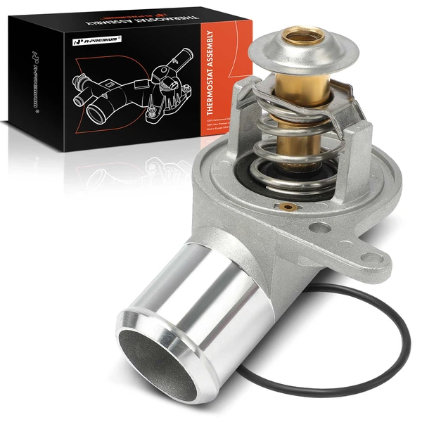 Engine Coolant Thermostat Housing Assembly for Chevrolet 99-03 GMC Sierra 1500