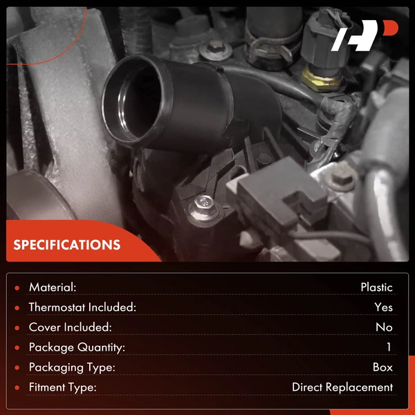 Thermostat Housing Assembly for Audi Q7 2009-2015 Volkswagen Touareg 2009-2012