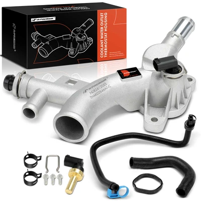 Engine Coolant Thermostat Housing Water Outlet