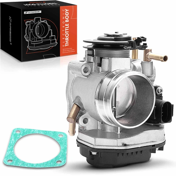 Throttle Body Assembly with Sensor for Volkswagen Jetta Golf 1999-2001 Beetle 1998-2001