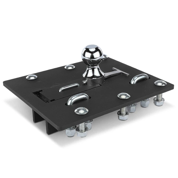 Over Bed Folding Ball Gooseneck Trailer Hitch for Chevy C1500 K2500 Silverado