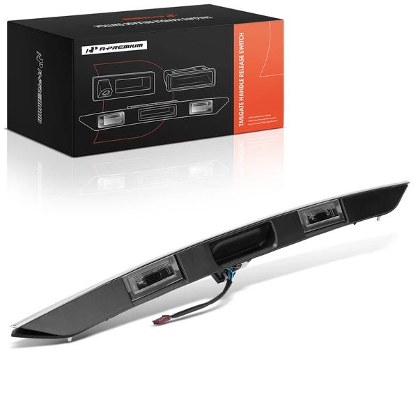 Chrome Rear Trunk Hatch Tailgate Handle Switch for 2001-2003 BMW 525i