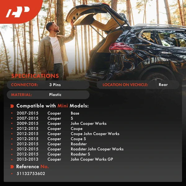 Rear Trunk Hatch Handle for Mini Cooper 07-15 L3 1.5L L4 1.6L 2.0L