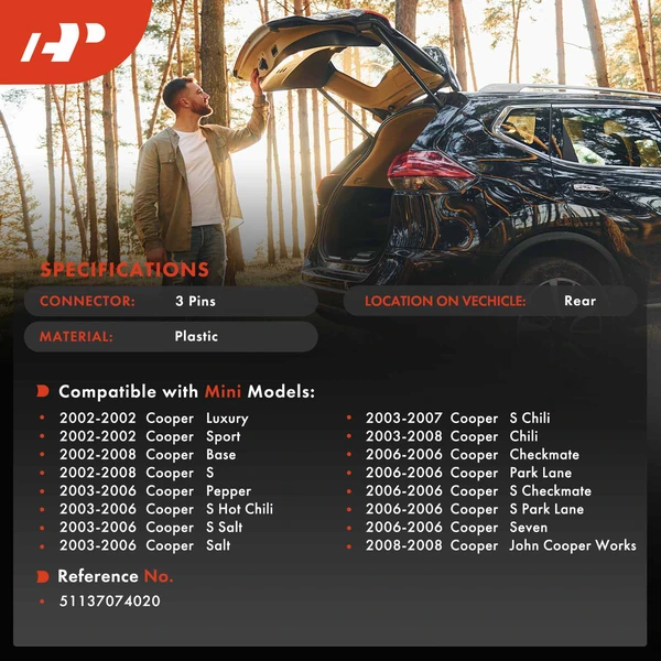 Rear Hatch Trunk Handle Hatch Grip Handle for Mini Cooper 2002-2008