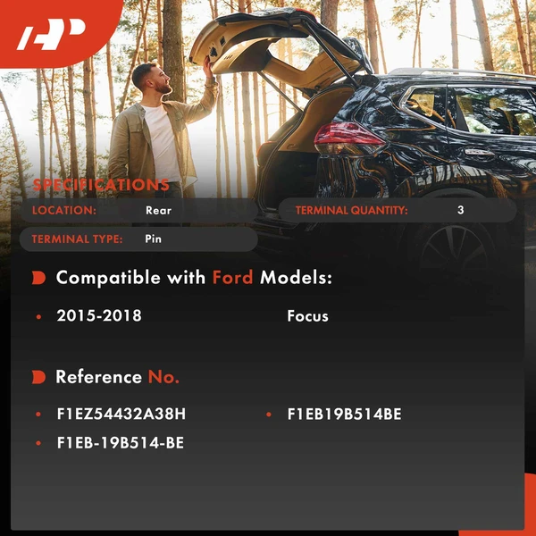 Rear Trunk Hatch Tailgate Handle Switch for Ford Focus 2015-2018