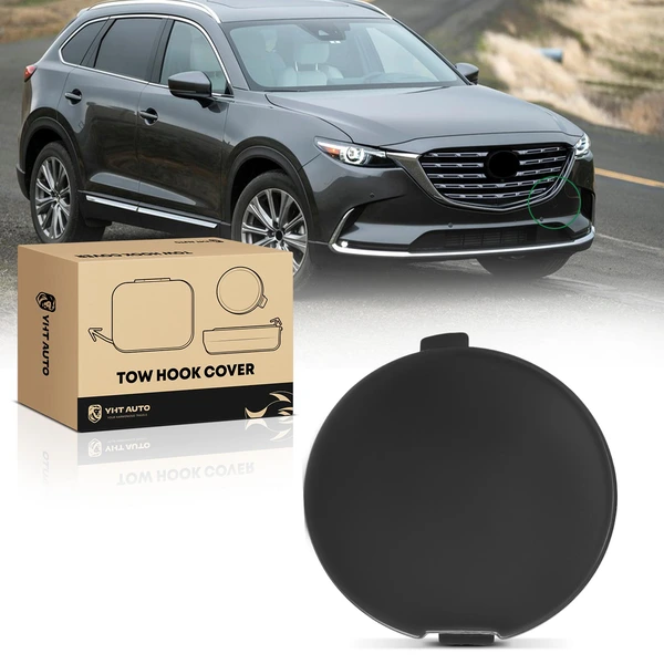 Front Bumper Tow Hook Bracket Cover for Mazda CX-9 2016-2023