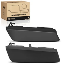 2 Pcs Front Driver & Passenger Tow Hook Cover