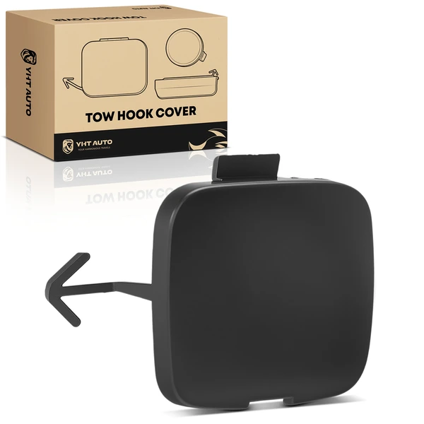 Front Bumper Tow Eye Hook Bracket Cover for Mitsubishi Mirage G4 2017-2020 Sedan