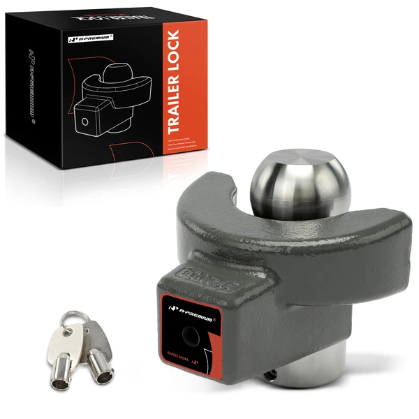 RV Trailer Coupler Lock fits 2.3125 inches Ball Coupler with Straight Lip