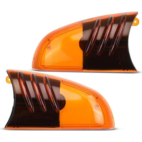 2 Pcs Left & Right Turn Signal Light Lens for Chevrolet Trailblazer GMC Envoy Buick