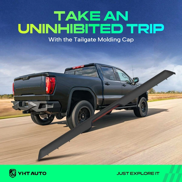 Rear Upper Tailgate Molding for Chevrolet Avalanche 1500 Avalanche 2500 03-06