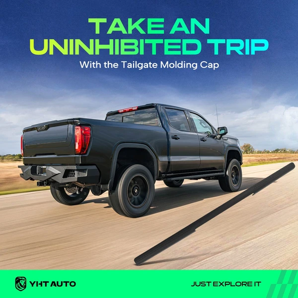 Rear Upper Texture Black Tailgate Molding for Nissan Frontier 05-12