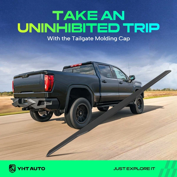 Rear Upper Texture Black Tailgate Molding for Nissan TITAN 2004-2012