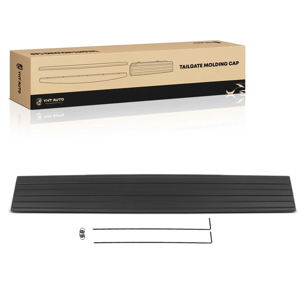 Rear Center Texture Black Tailgate Molding for Ford F-150 09-14