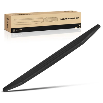 Rear Upper Black Tailgate Molding