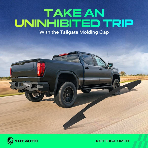 Rear Upper Tailgate Molding for Ford F-250 F-350 F-450 F-550 Super Duty 17-22