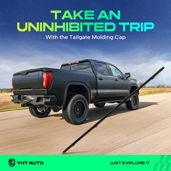 Rear Inner Upper Tailgate Molding for Ford F-250 F-350 F-450 Super Duty 17-22