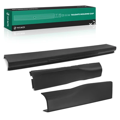 3 Pcs Rear Driver & Passenger & Center Tailgate Molding