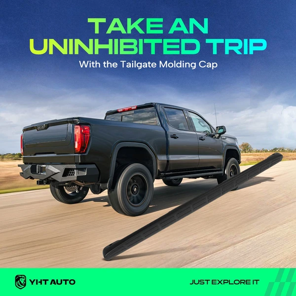 Rear Tailgate Molding for Chevrolet Silverado 1500 99-06 GMC Sierra 2500 HD