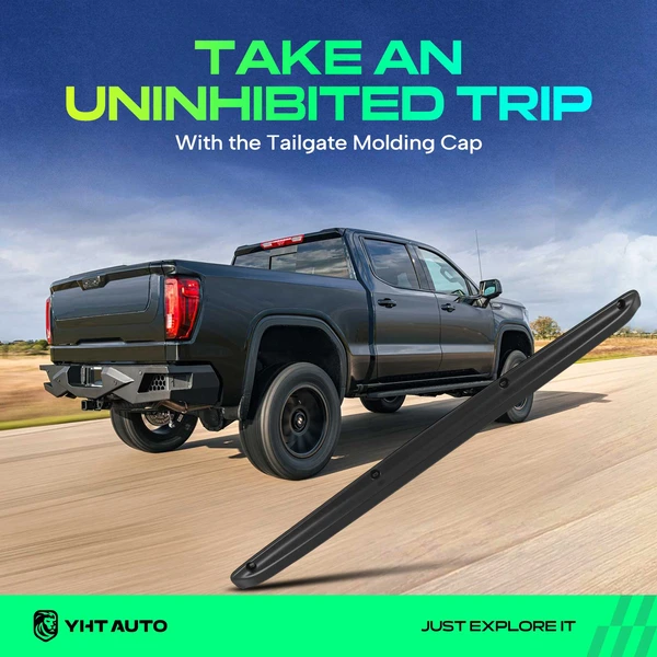 Rear Upper Tailgate Molding for Chevrolet Silverado 1500 GMC Sierra 1500 99-05