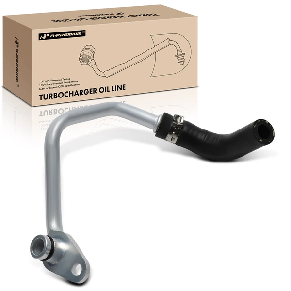 Turbocharger Coolant Feed Line Pipe for BMW F25 X3 F26 X4 F15 X5 F16 X6 L6 3.0L