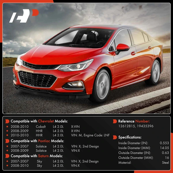 Turbocharger Oil Return Line for Chevrolet HHR 2008-2010 Cobalt Pontiac Solstice