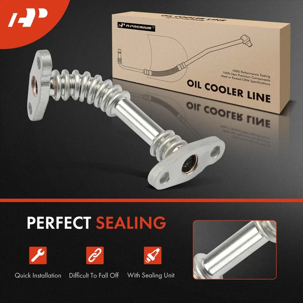 Turbocharger Oil Return Line for Ford Explorer Edge 2012-2015 Escape Focus Lincoln