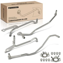 2 Pcs Driver & Passenger Turbocharger Coolant Line for 2015-2017 Lincoln Navigator