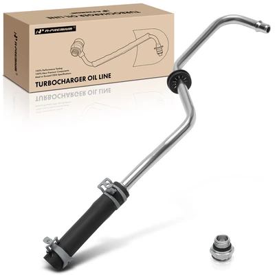 Return Turbocharger Coolant Line