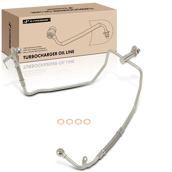 Turbocharger Oil Feed Line for BMW X5 550i 550i GT 750i 750Li X6 650i V8 4.4L