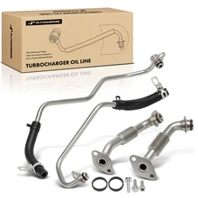 4 Pcs Driver & Passengeer Turbocharger Oil Return Line for 2017-2019 Ford Fusion