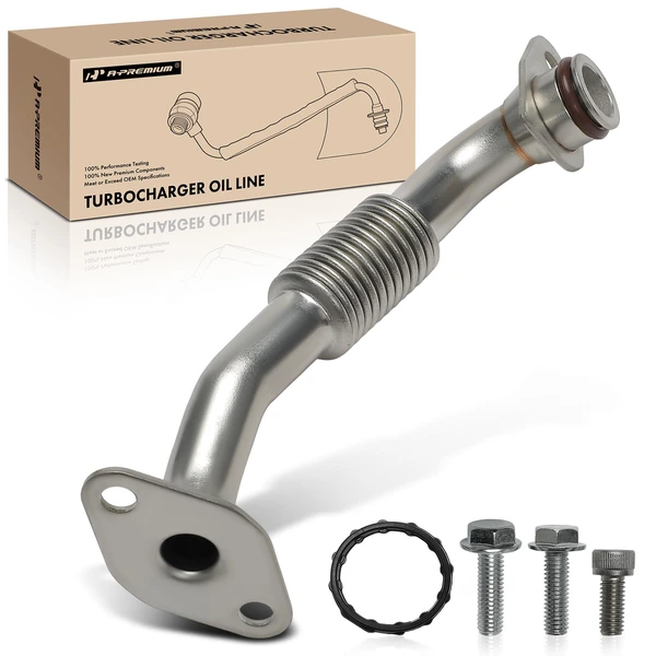 Passenger Turbocharger Oil Return Line for Ford Fusion 2017-2019 Edge Lincoln MKZ