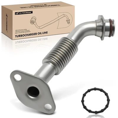 Driver Turbocharger Oil Return Line