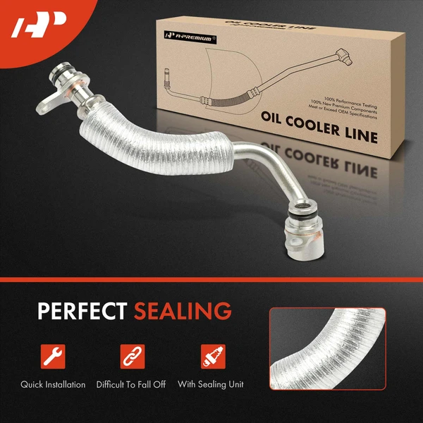 Turbocharger Coolant Return Line for BMW 135i 2008-2013 535i 2008-2011 740Li M2