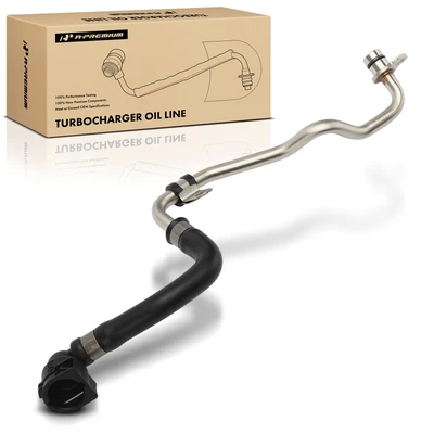 Return Turbocharger Coolant Line