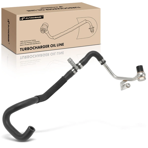 Return Passenger Turbocharger Coolant Line for BMW F15 X5 2014-2018 F16 X6 2015-2019 4.4L