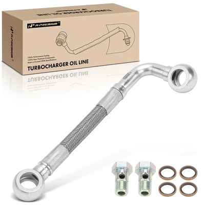Return Turbocharger Coolant Line