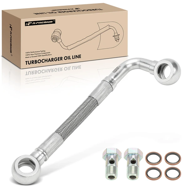 Return Turbocharger Coolant Line for Dodge Ram 2500 3500 4500 5500 6.7L Diesel