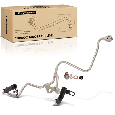 Return Turbocharger Coolant Line