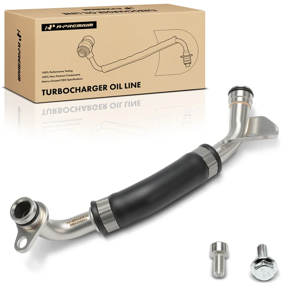 Outlet Turbocharger Oil Return Line for BMW E90 F10 335i 535i 740Li X5 X6 3.0L