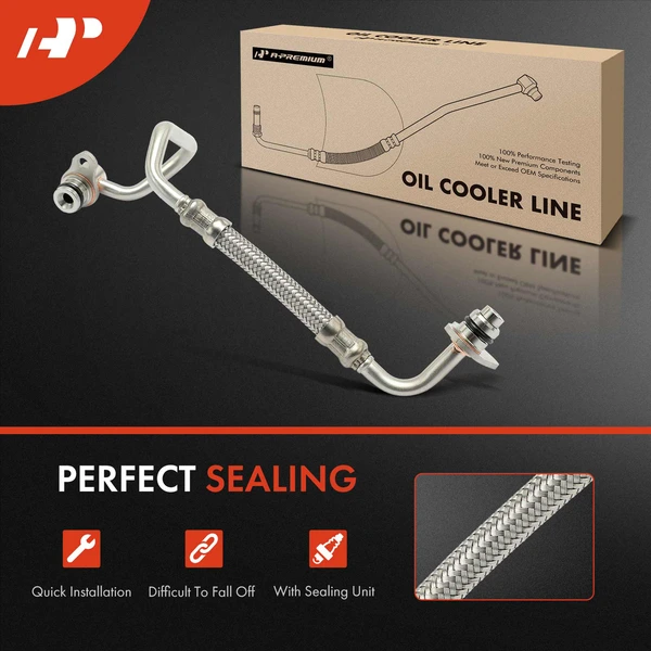 Outlet Turbocharger Oil Feed Line for BMW F30 320i 2012-2018 328i F32 428i F10