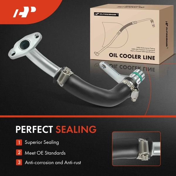 Inlet Turbocharger Oil Return Line for BMW F30 320i 12-18 328i F32 428i F10 528i