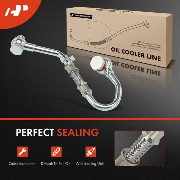 Turbocharger Coolant Line for Ram 1500 2014-2018 Jeep Grand Cherokee 3.0L