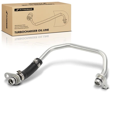 Return Turbocharger Coolant Line