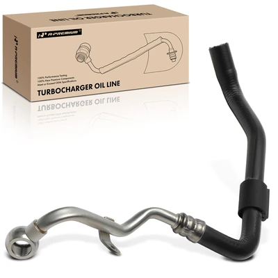 Return Turbocharger Coolant Line Pipe