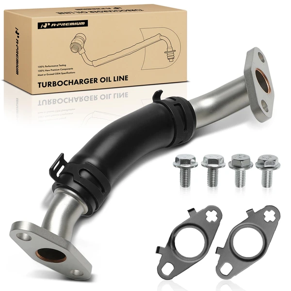 Turbocharger Oil Return Line for Volkswagen Jetta Golf Audi A4 Q5 A5 A6 A3 Q3