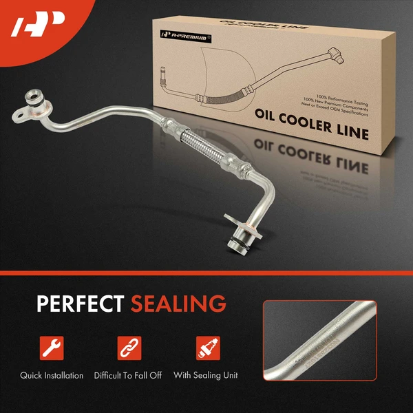 Inlet Turbocharger Oil Feed Line for BMW 335i 2011-2013 435i 535i 640i 740i X3