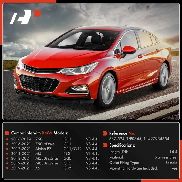 Supply Passenger Turbocharger Coolant Line for BMW F90 G11 X5 750i Alpina B7 M5